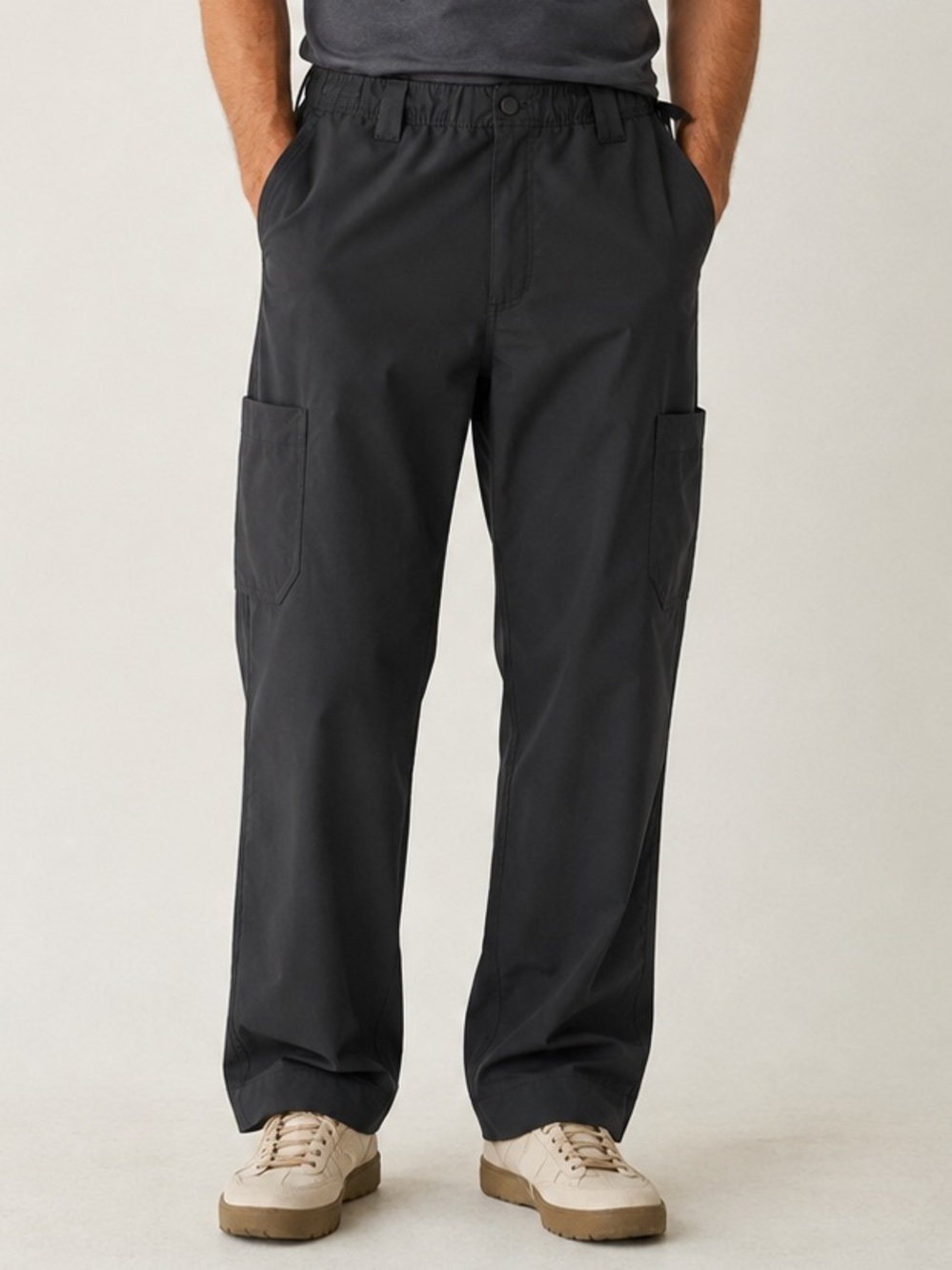 Perfex XXL Black Utility Cargo Work Pants – Relaxed Outdoor Techwear